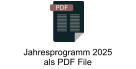 Jahresprogramm 2025 als PDF File