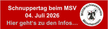Schnuppertag beim MSV 04. Juli 2026 Hier geht‘s zu den Infos…